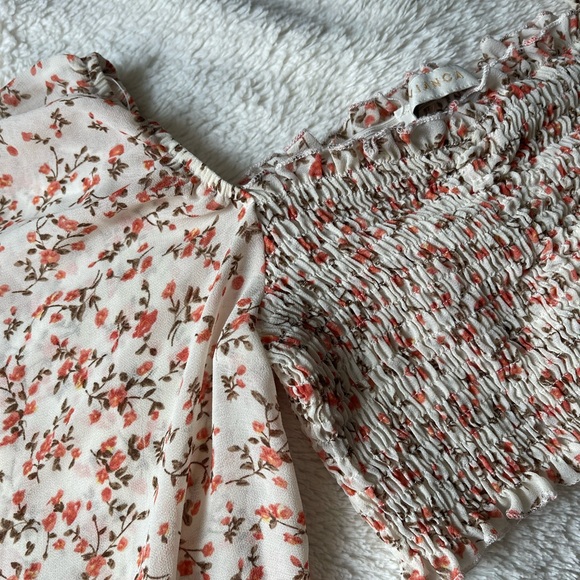 FLORAL ELEGANT BRUNCH TOP 🥂 - Picture 1 of 4